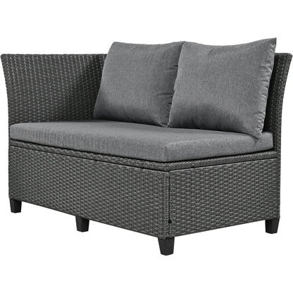 Tomax 5-Piece Outdoor Patio Rattan Sofa Set