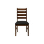 Dining Chair, Dining Room, Side, Upholstered, Transitional (Set of 2) - Brown