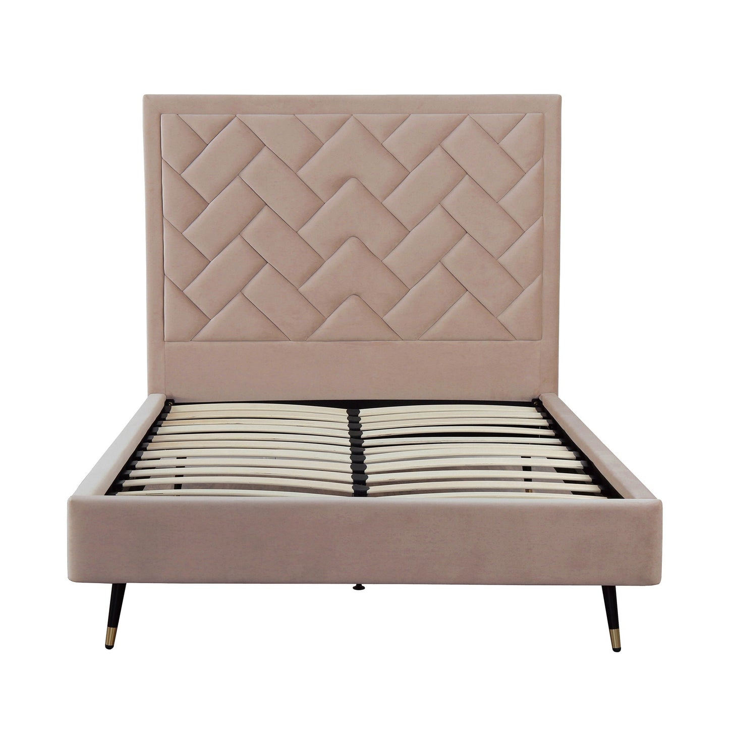Crosby - Bed With Upholstered Headboard And Slats