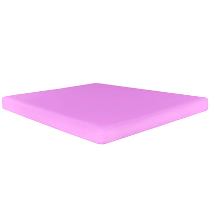 6" Gel Memory Foam Mattress In A Box With Aloe Vera Cover - Pink - Full