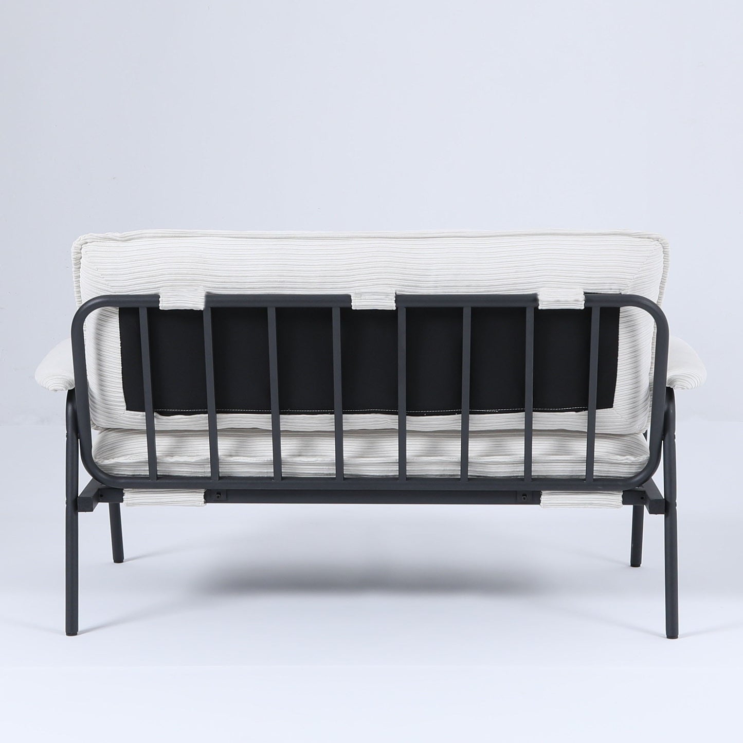 Modern Metal Frame Sofa With Sponge Filling For Compact Spaces And Versatile Use