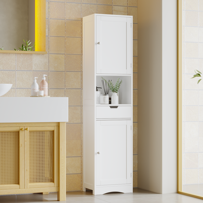 67" Tall Bathroom Cabinet with 2 Doors & 1 Drawer