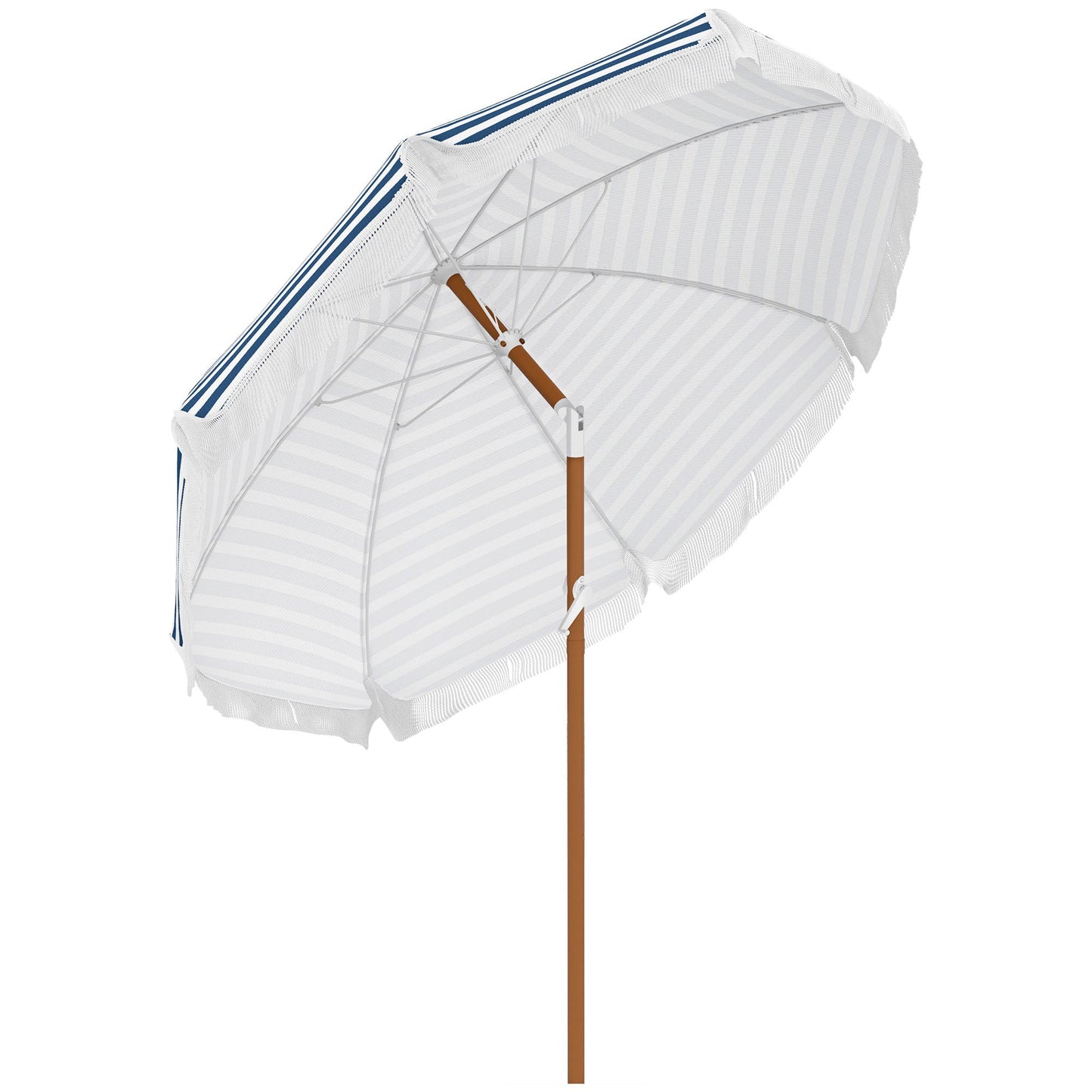 Outsunny 7 x 7 ft Outdoor Patio Umbrella with Tilt and Vent