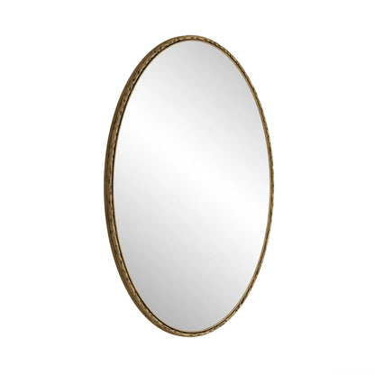 Iron Art Oval Retro Mirror