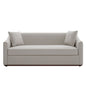 3 Seater Sofa With Wrap Around Armrests And Throw Pillows