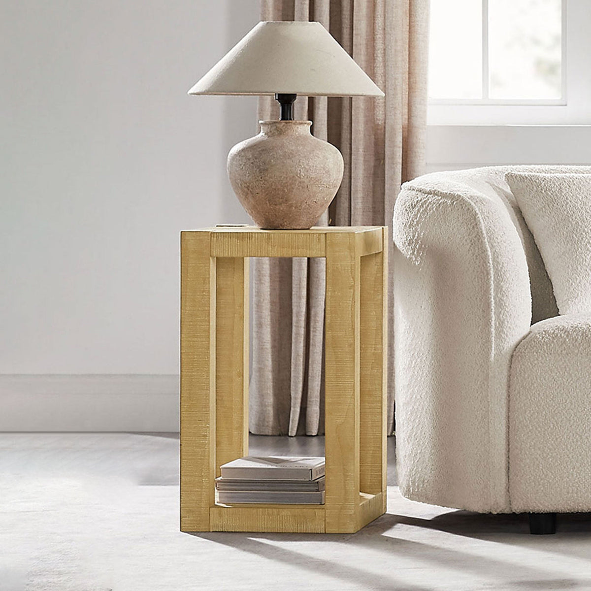 14 Inch Rectangular MDF Coffee Table