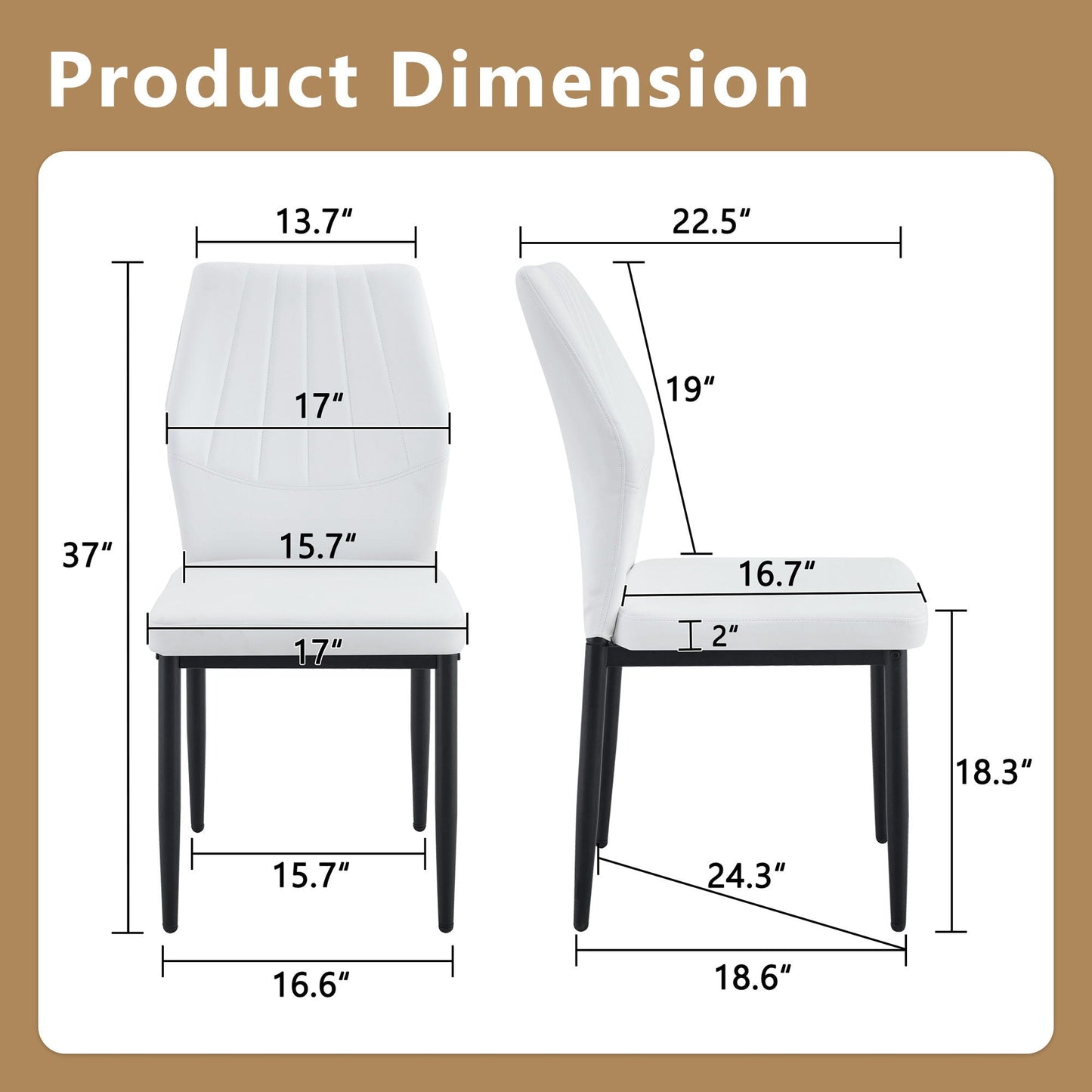 Dining Chairs With Shell Pattern, Comfort and Style