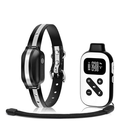 Shock Collar For Large Dogs, Bark Collar With Remote, Bark And Training Collar 2 In 1, Auto Bark Collar - Shock, Vibration, Beep And Auto Mode, Remote Range 2800 Ft