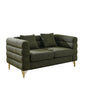 Oversized 2 Seater Sectional Sofa With Deep Seating And 2 Pillows