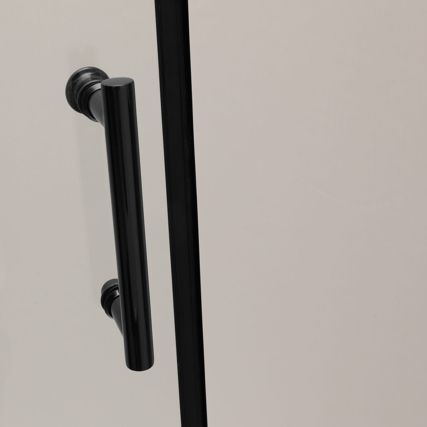 Single Sliding Bypass Shower Door Enclosure With Tempered Glass