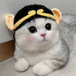 Pet Hat Dog And Pet Headwear Cute 3D Knitted Wool Bonnet Finished Cat Item
