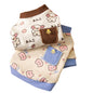 Pet Clothing, Warm Pockets For Autumn And Winter, Bear Home Wear, Base Layer, Cute Style, Two-legged Clothes For Cats, Dogs And Dogs