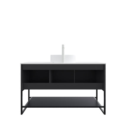 Tulio 48" Bathroom Vanity with Sink and Storage Cabinet