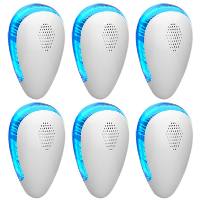 6 Pack Ultrasonic Pest Repeller Indoor Plug In Bug Repellent Mosquito Spider Ant Roaches Mice Control for Bedroom Garage Warehouse Office
