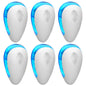 6 Pack Ultrasonic Pest Repeller Indoor Plug In Bug Repellent Mosquito Spider Ant Roaches Mice Control for Bedroom Garage Warehouse Office