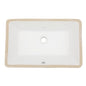 Modern Ceramic Undermount Bathroom Sink With Overflow, High Quality