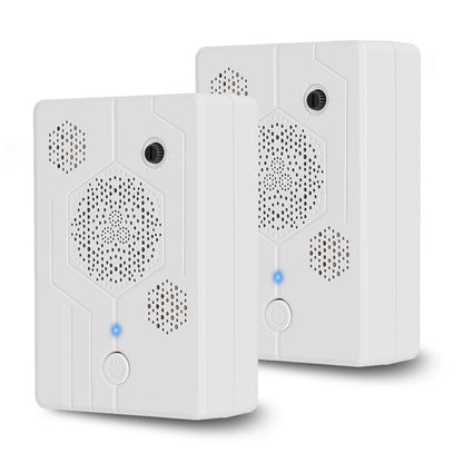 2Pack 2026 Upgraded Rechargeable Ultrasonic Bat Repellent Indoor Outdoor Bird Mouse Dog Deterrent Device with 3 Ultrasonic Speakers for Attic Porch Ho