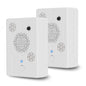 2Pack 2026 Upgraded Rechargeable Ultrasonic Bat Repellent Indoor Outdoor Bird Mouse Dog Deterrent Device with 3 Ultrasonic Speakers for Attic Porch Ho