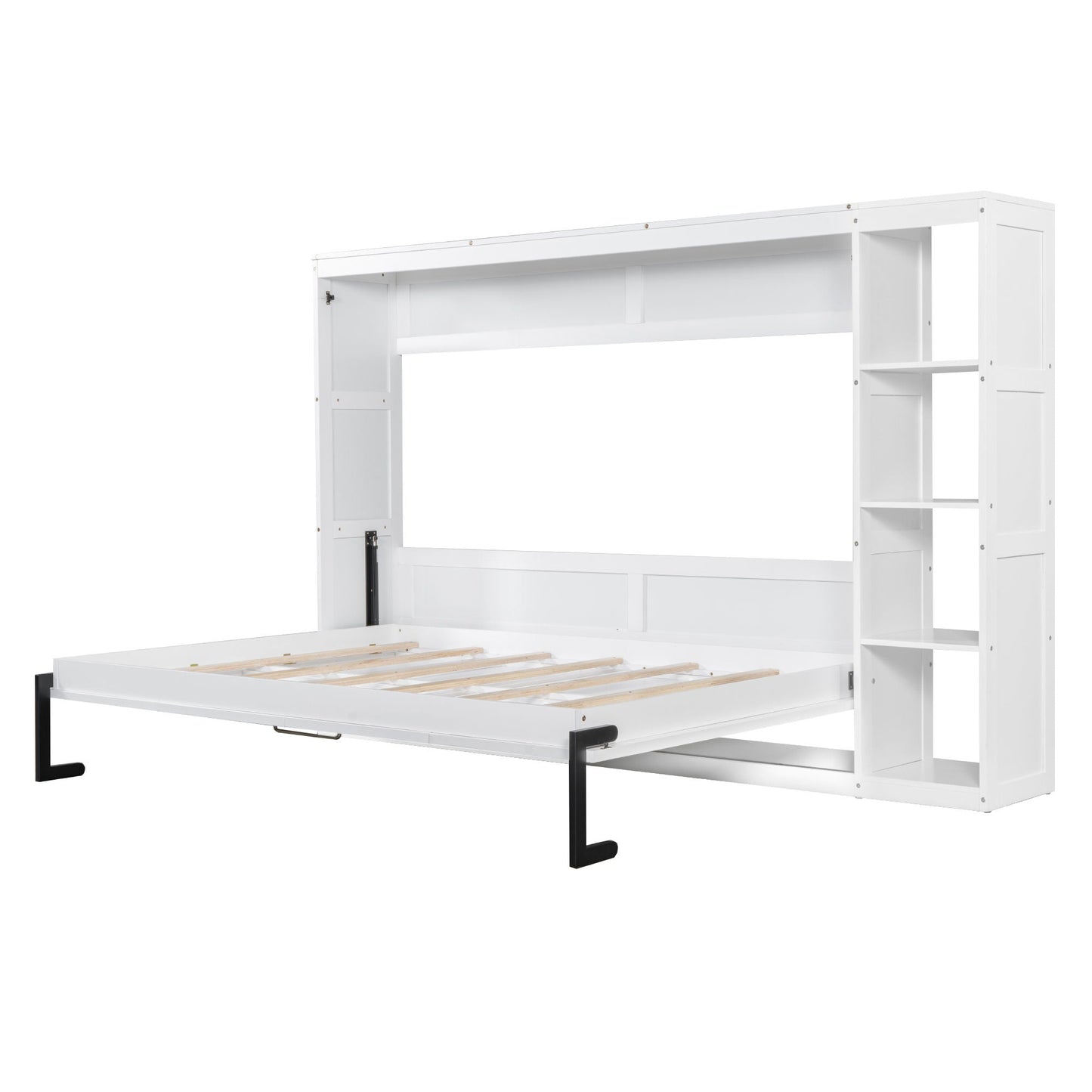 Murphy Bed With Bookshelf And Storage