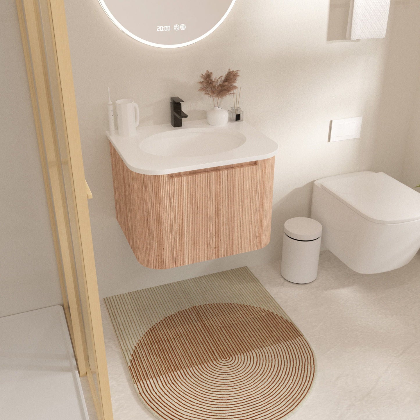 Wall Mounted Bathroom Vanity With Sink