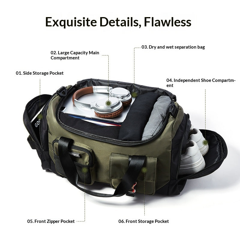 Mens Shoulder Bag Large Capacity For Fitness