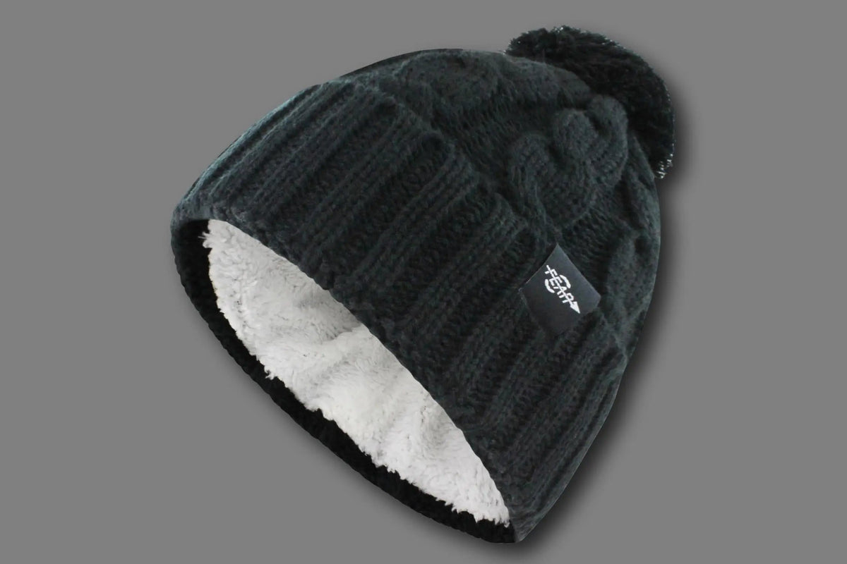 Warmest Fleece Lined Knit Beanie – Extreme Cold Winter Hat