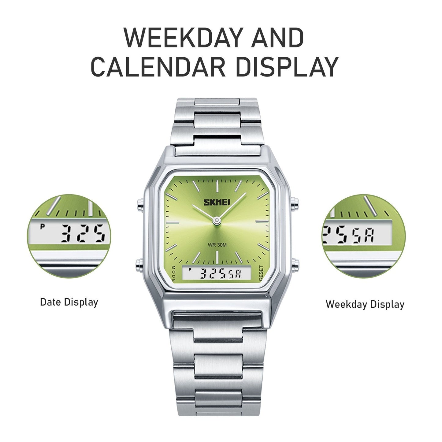 Couples Business Wristwatch Minimalist Stylish Multi-functional Alarm Watch