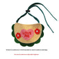 Pet-style Lace-up Embroidered Cat Bib
