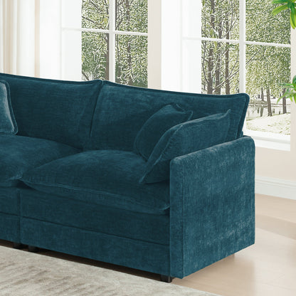 Chenille Sofa Set of 2: 2 & 3 Seater Couch