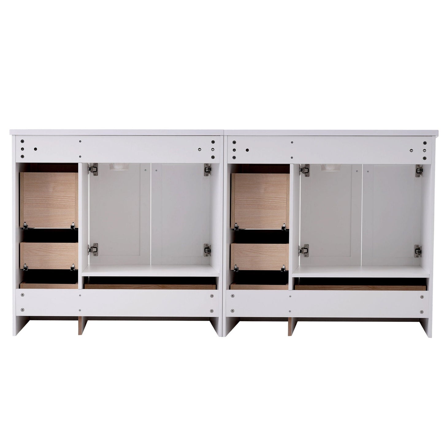 Shaker Free Standing Bathroom Vanity Cabinet & Sink, Soft Close Drawers, Soft Close Doors