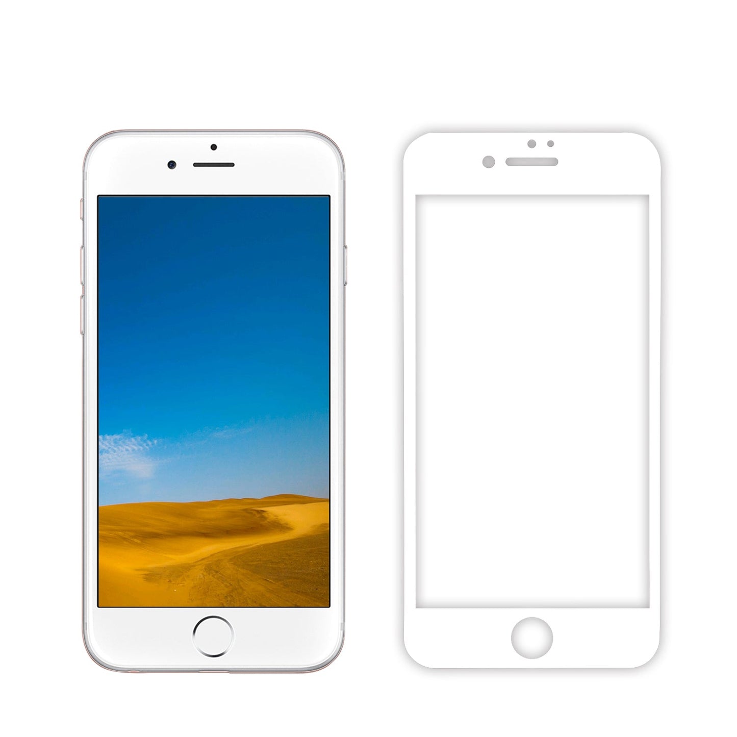 3D Curved Tempered Glass Full Cover Screen Protector for Apple iPhone 7