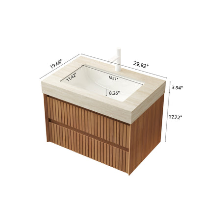 Tilley 30" Bathroom Vanity & Sink