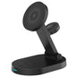 4 In 1 Magnetic Wireless Charging Station Dock Charger 15W Foldable Fast Charging Stand Fit for iPhone 13 12 Pro Pro Max Mini iWatch 7 6 5 4 3 2 1 Air