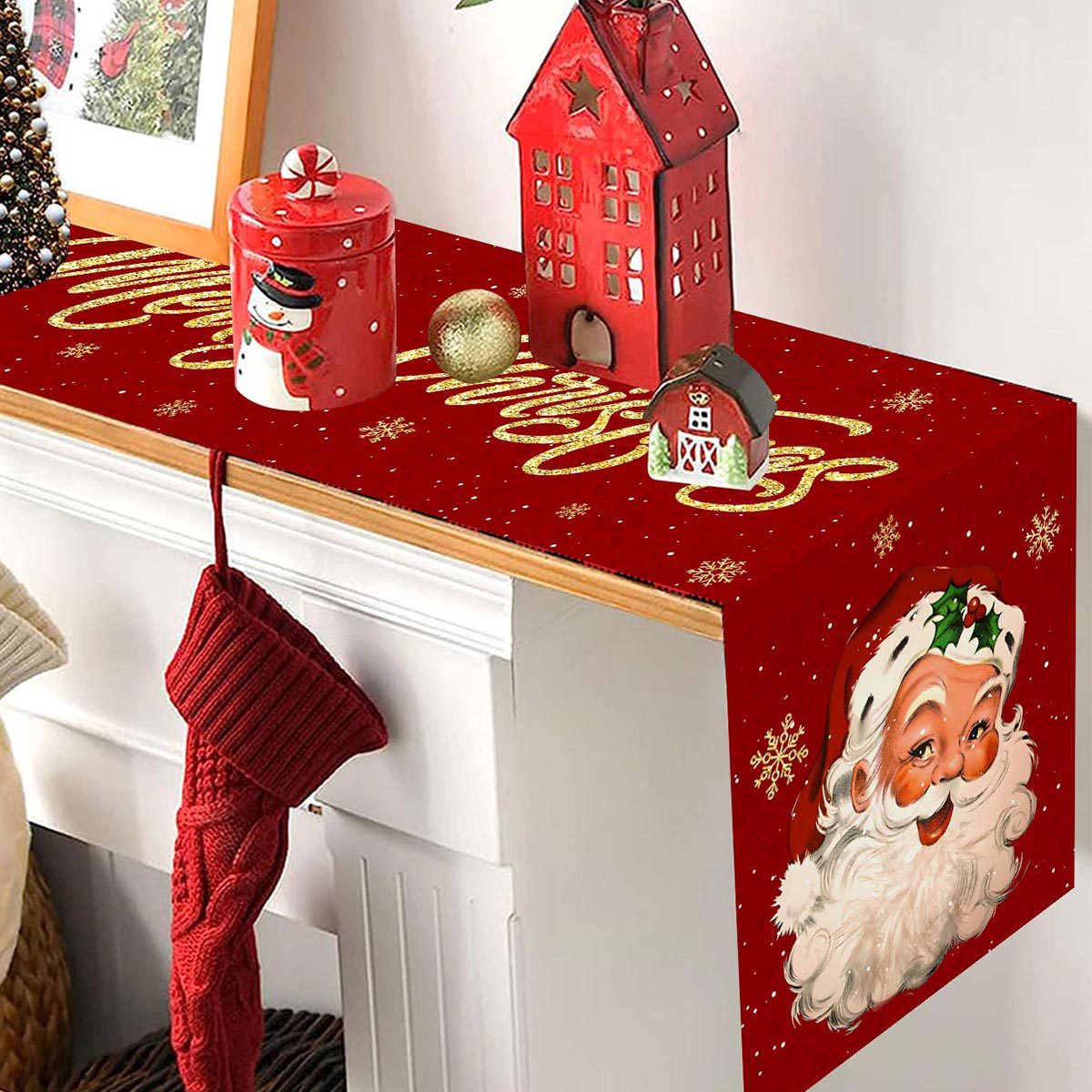 Table Flag Saint Restaurant Party Dining-table Decoration Christmas Atmosphere Table Flag
