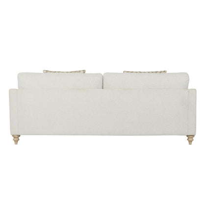 Sofa Single Reverable Cushion With 2 Pillows - Off White