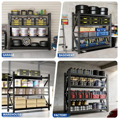 Heavy Duty Metal Adjustable Garage Shelves, 4000LBS Storage Rack