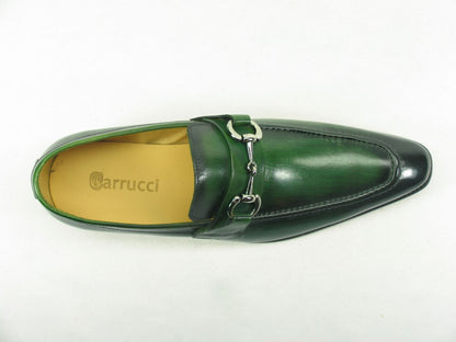 Carrucci Calfskin Loafer - Green