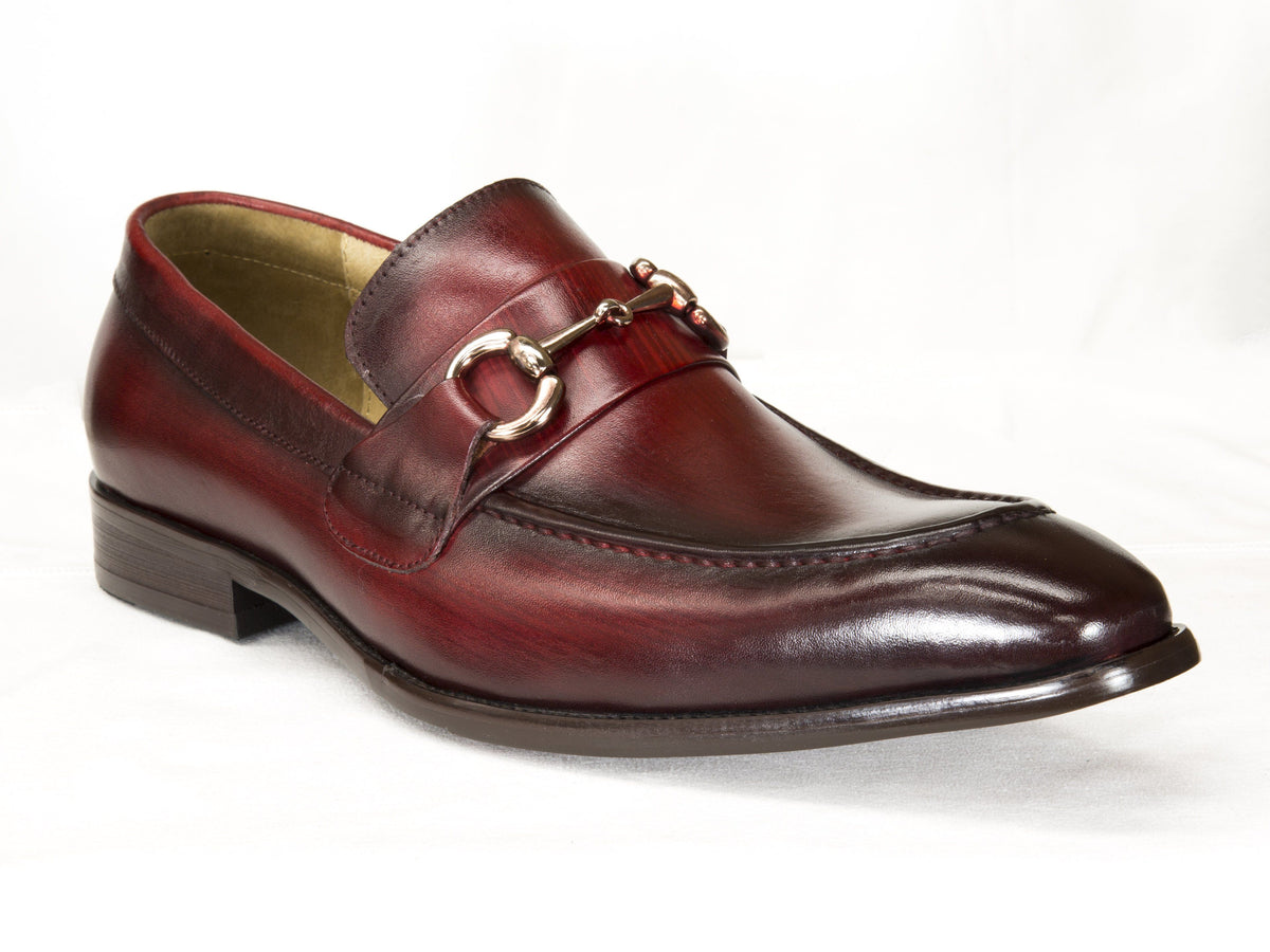 Carrucci Calfskin Loafer - Red
