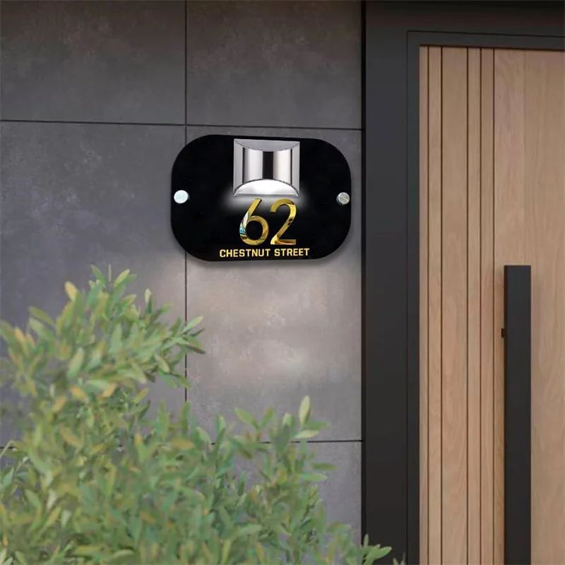 Personalized Acrylic Material House Number