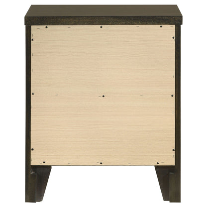 Clement - 2 Drawer Nightstand Bedside Table - Espresso