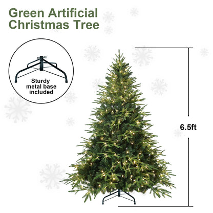 4ft Pre-Lit Artificial Christmas Tree with 150 Warm Lights