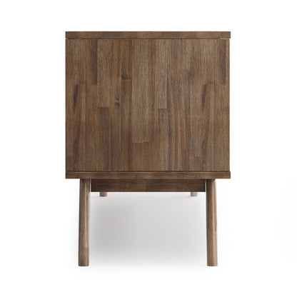 Clarkson - Low TV Stand - Rustic Natural Aged Brown