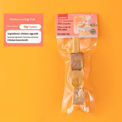New Pet Treats Dried Meat Skewers Oden Sticks