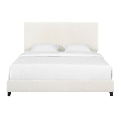 Upholstered Headboard Platform Bed