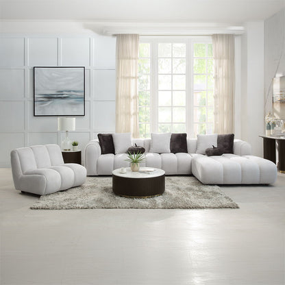 Manilla - Chair - Ivory White Linen