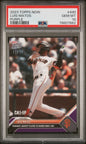 Graded 2023 Topps Now Luis Matos #490 Purple #/25 Rookie RC Baseball Card PSA 10 Gem Mint