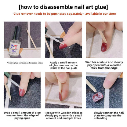 0972- Handmade press on nails fake nails removable