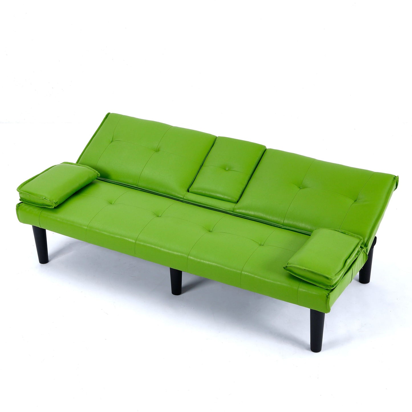 Sofa Bed With Foldable Design And Cup Holder