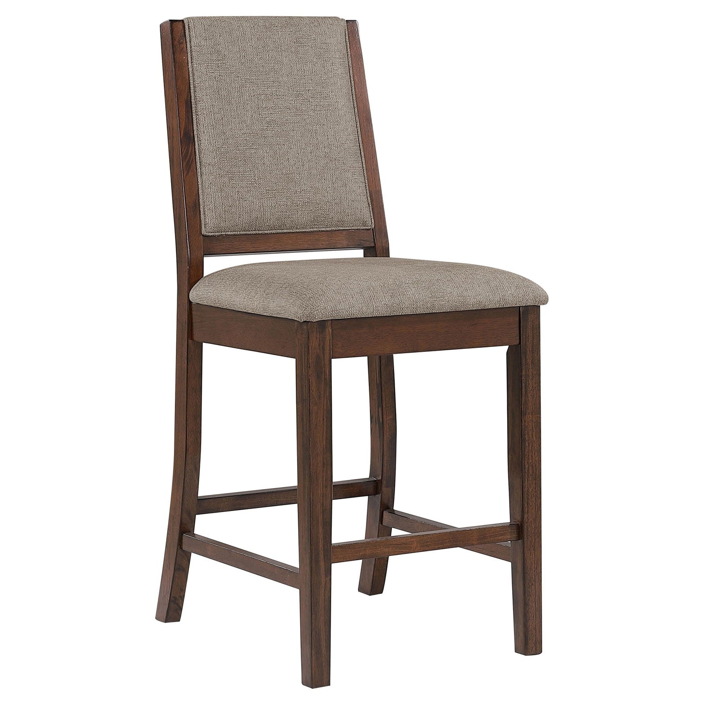 Allen - Upholstered Counter Chair (Set of 2) - Oak