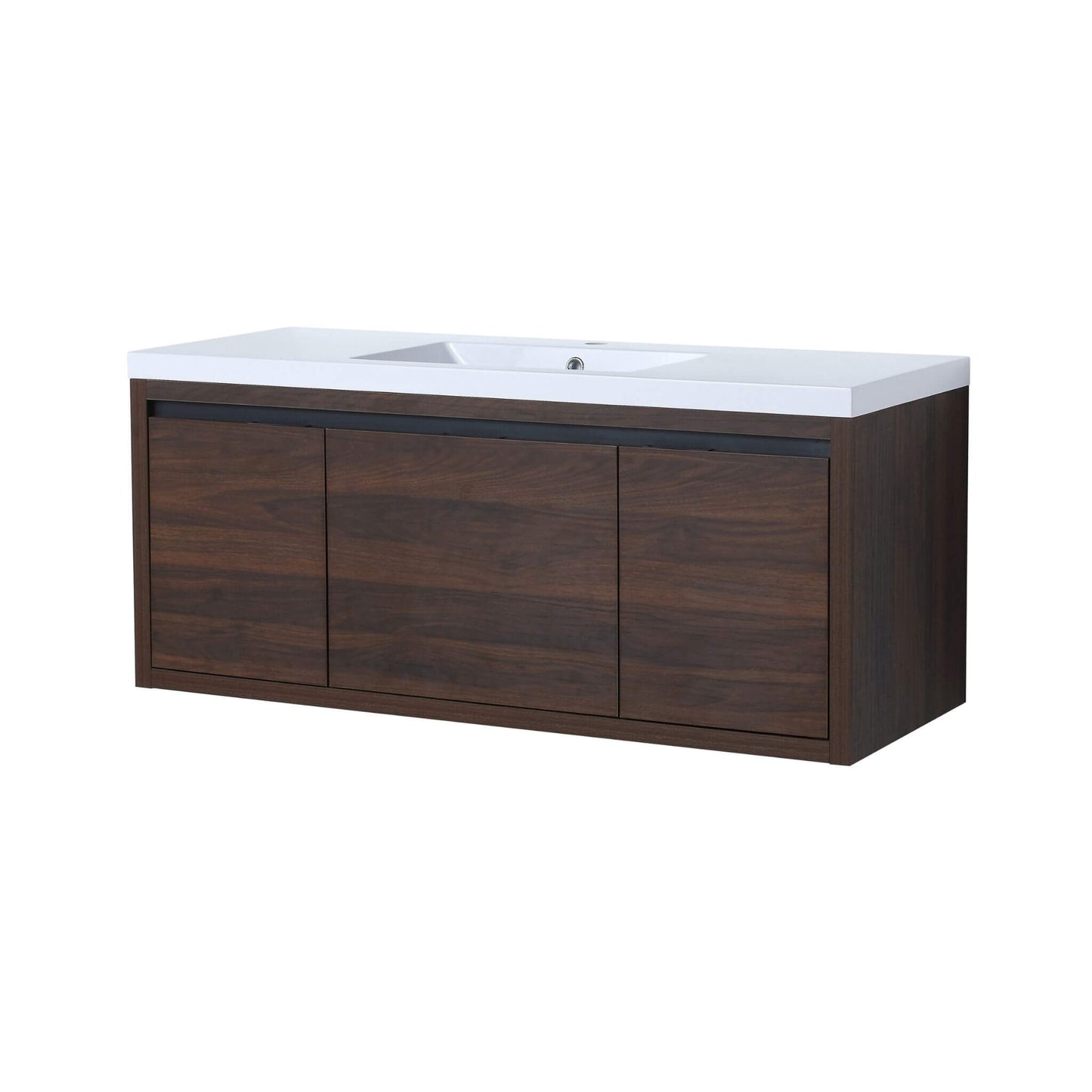 Nuvia Floating Bathroom Vanity With Resin Sink Soft Close Doors (SAK82560)